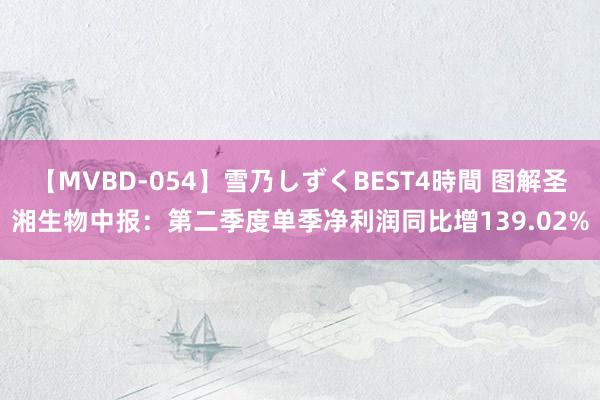 【MVBD-054】雪乃しずくBEST4時間 图解圣湘生物中报：第二季度单季净利润同比增139.02%