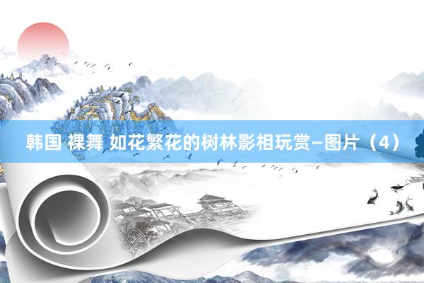 韩国 裸舞 如花繁花的树林影相玩赏—图片（4）